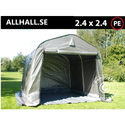 Lagertlt 2,4x2,4x2,0m PE med golvduk
