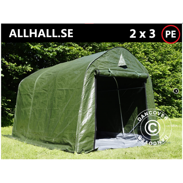 Lagertlt 2,0x3,0x2,0m PE med golvduk