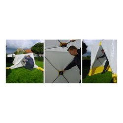 ARBETSTLT, FLEXSHELTER PRO, TYPE 5S, 2,5X2,5X2,0M, VIT/GUL
