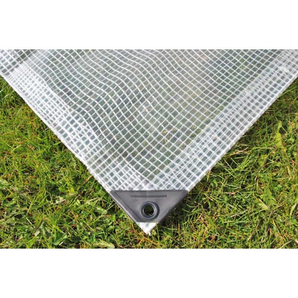 Presenning 10 x 14 m PE 200 gr/m Transparant/vit