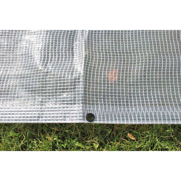 Presenning 10 x 14 m PE 200 gr/m Transparant/vit