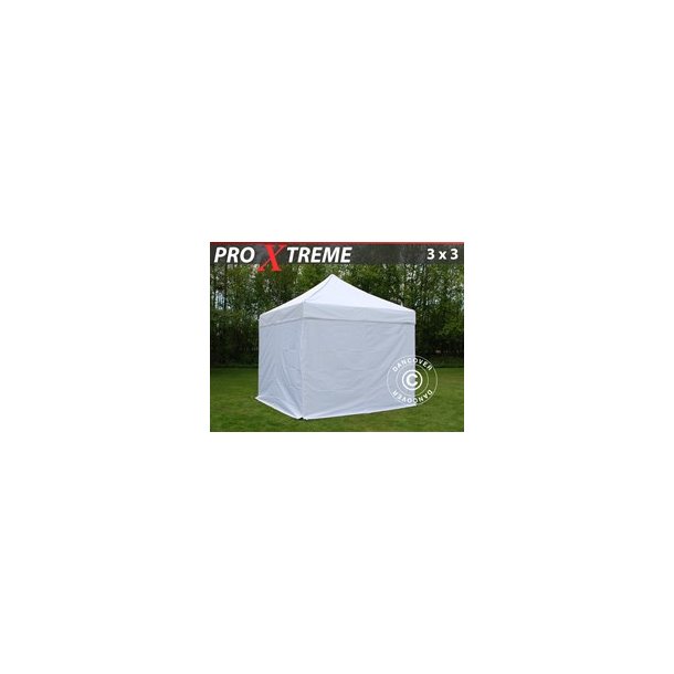 FleXtents XTREME 3x3m inkl. 4st sidor