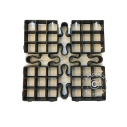 Utomhusgolv GRID25 1 m (4 st)
