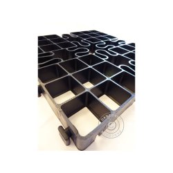 Utomhusgolv GRID25 1 m (4 st)