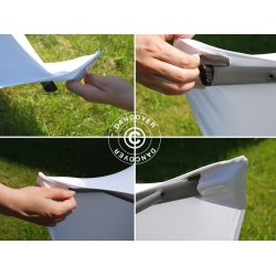 Stolverdrag med stretch 48x43x89 cm VIT (1 st)