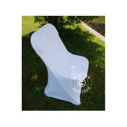 Stolverdrag med stretch 44x44x80 cm VIT (1 st)