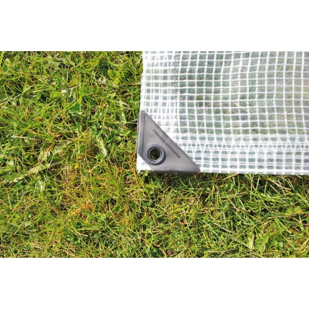 Presenning 6 x 10m PE 200 gr/m Transparant/vit