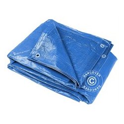 Presenning 6 x 12 m  PE 250 gr/m  Bl