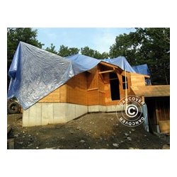 Presenning 10 x 15 m  PE 250 gr/m  Bl