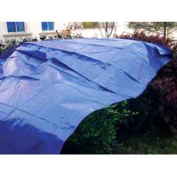 Presenning 10 x 20 m  PE 250 gr/m  Bl