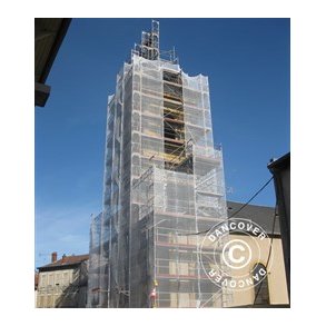 Nt till byggstllning 3,07x100 m PP 50 g/m  Vit