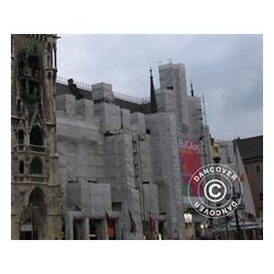 Nt till byggstllning 3,07x100 m PP 50 g/m  Vit