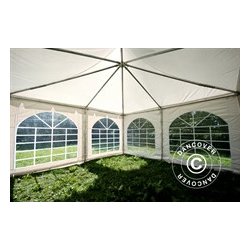 Partytlt 4x4m PVC Pagoda PRO, Vit