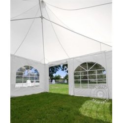 Partytlt 4x4m PVC Pagoda PRO, Vit