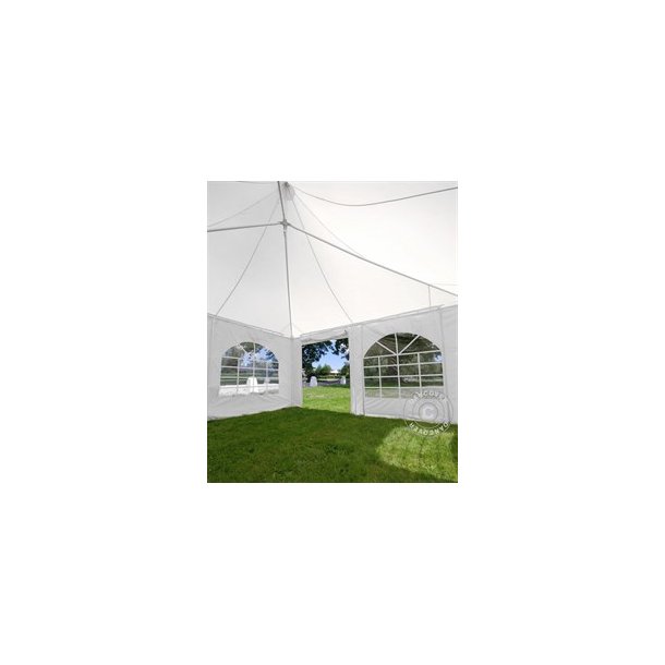 Partytlt 4x4m PVC Pagoda PRO, Vit
