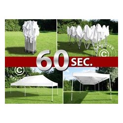 FleXtents XTREME PVC 3x6m inkl 6st sidor, VIT