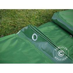 Presenning 6x10m, PVC 600g/m, FLAMHMMANDE