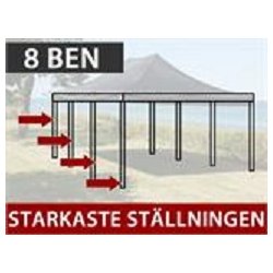 Snabbtlt FleXtents Xtreme 4x6m Bl, inkl. 8 sidor