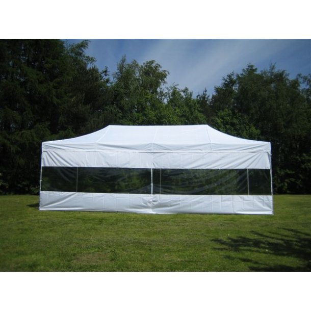 Panoramafnster till Flextents PRO 4m, Vit