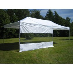 Panoramafnster till Flextents PRO 4m, Vit