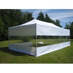 Panoramafnster till Flextents PRO 4m, Vit