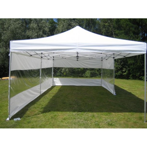 Panoramafnster till Flextents PRO 4m, Vit