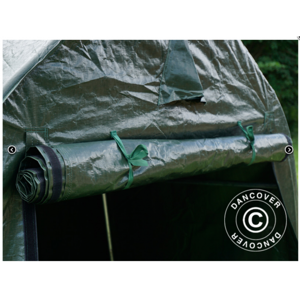 Lagertlt 2,4x2,4x2,0m PE med golvduk