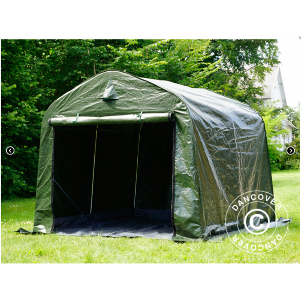 Lagertlt 2,4x2,4x2,0m PE med golvduk