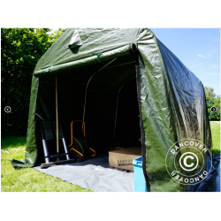 Lagertlt 2,4x2,4x2,0m PE med golvduk