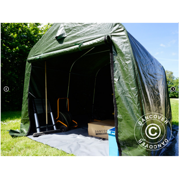 Lagertlt 2,4x2,4x2,0m PE med golvduk