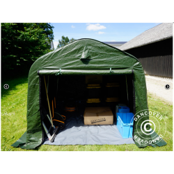 Lagertlt 2,4x2,4x2,0m PE med golvduk