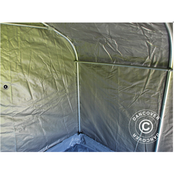 Lagertlt 2,4x2,4x2,0m PE med golvduk