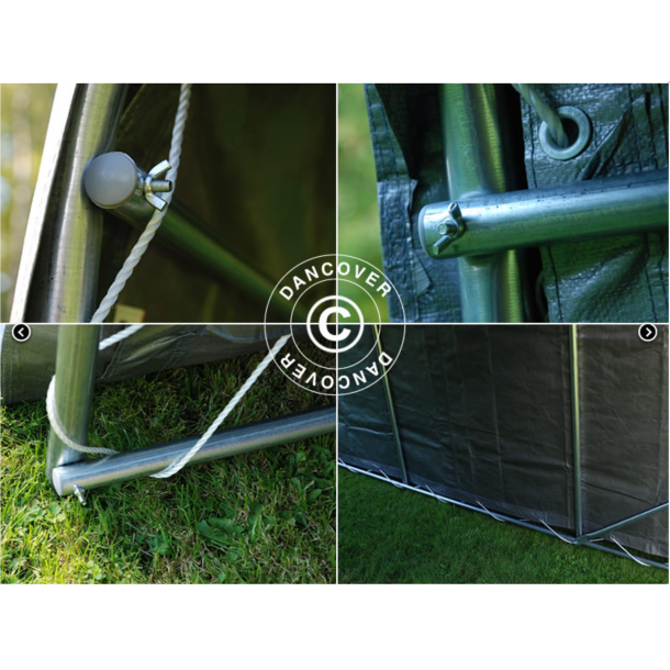 Lagertlt PRO 2,4x3,6x2,34m PE Gr