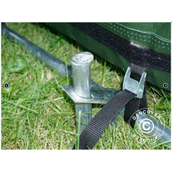 Lagertlt 2,0x3,0x2,0m PE med golvduk