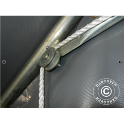 Lagertlt PRO XL 3,5x8x3,3x3,94m PE 300g, Gr