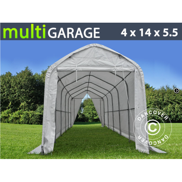 Lagertlt 4 x 14 x 4,5 x 5,5m PE 300g, Vit