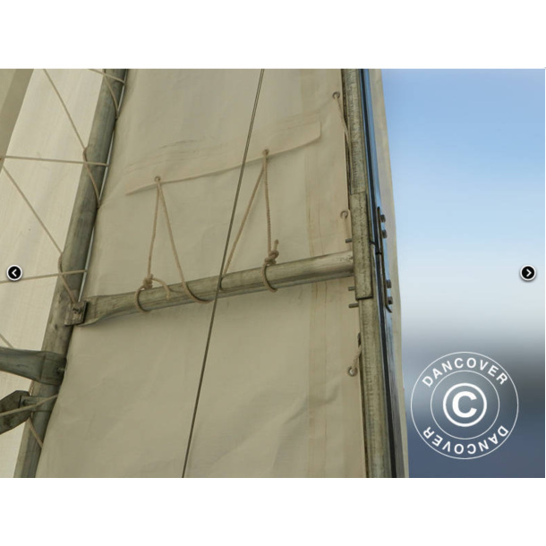 Lagertlt OceanCover 5,50 x 15,00 x 4,1 x 5,30m PE 300g, Vit