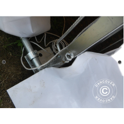 Lagertlt OceanCover 5,50 x 15,00 x 4,1 x 5,30m PE 300g, Vit