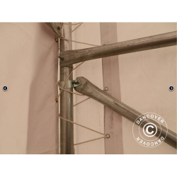 Lagertlt OceanCover 5,50 x 15,00 x 4,1 x 5,30m PE 300g, Vit