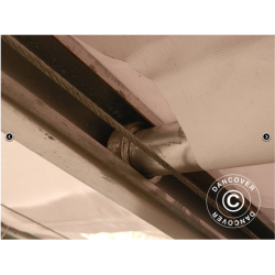 Lagertlt OceanCover 5,50 x 15,00 x 4,1 x 5,30m PE 300g, Vit