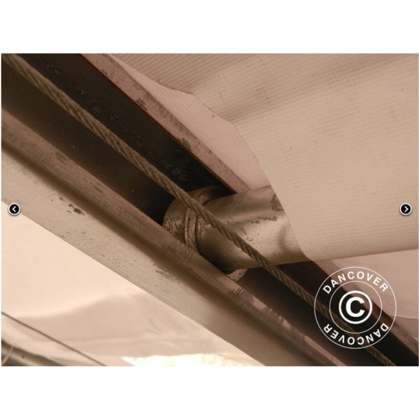 Lagertlt OceanCover 5,50 x 15,00 x 4,1 x 5,30m PE 300g, Vit