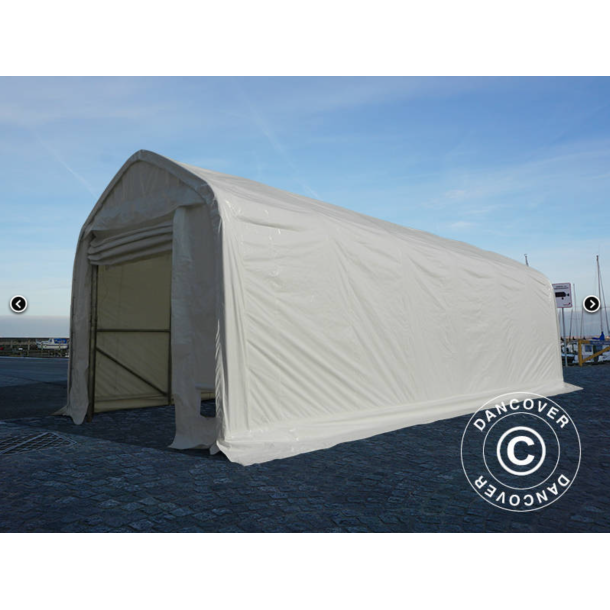 Lagertlt OceanCover 5,50 x 15,00 x 4,1 x 5,30m PE 300g, Vit