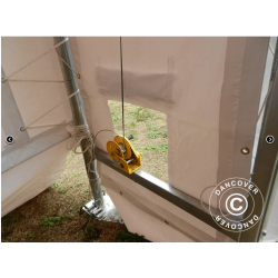 Lagertlt OceanCover 5,50 x 15,00 x 4,1 x 5,30m PE 300g, Vit