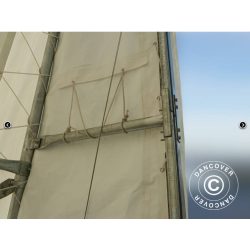 Lagertlt OceanCover 5,50 x 15,00 x 4,1 x 5,30m PE 300g, Vit