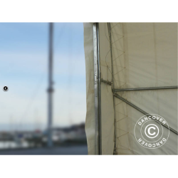 Lagertlt OceanCover 5,50 x 15,00 x 4,1 x 5,30m PE 300g, Vit