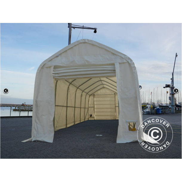 Lagertlt OceanCover 5,50 x 15,00 x 4,1 x 5,30m PE 300g, Vit