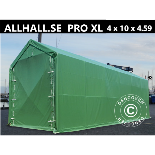 Lagertlt PRO XL 4x10x3,5x4,59m PVC 600g