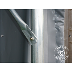 Lagertlt PRO XL 4x10x3,5x4,59m PVC 600g