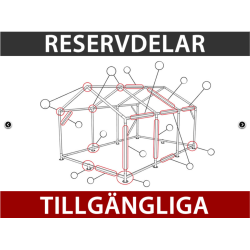 Lagertlt PRO XL 4x12x3,5x4,59m PVC 600g