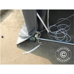 Lagertlt PRO XL 4x12x3,5x4,59m PVC 600g